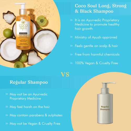 [BOGO] Long Strong Black Shampoo 200g + Conditioner 200g | From the makers of Parachute Advansed | 400gms