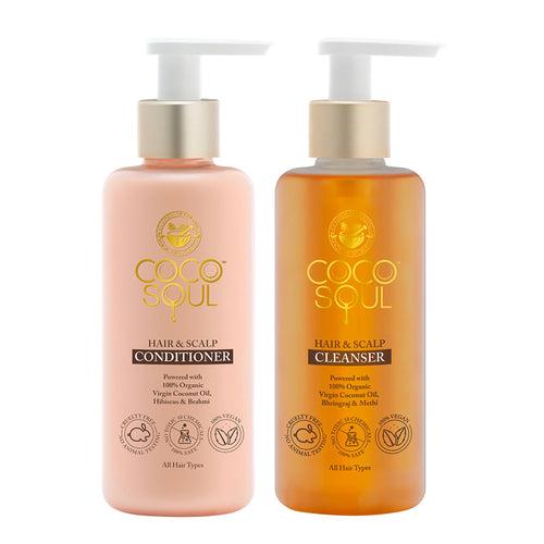 Hair Care Combo - Shampoo 200ml + Conditioner 200ml | From the makers of Parachute Advansed | 400ml