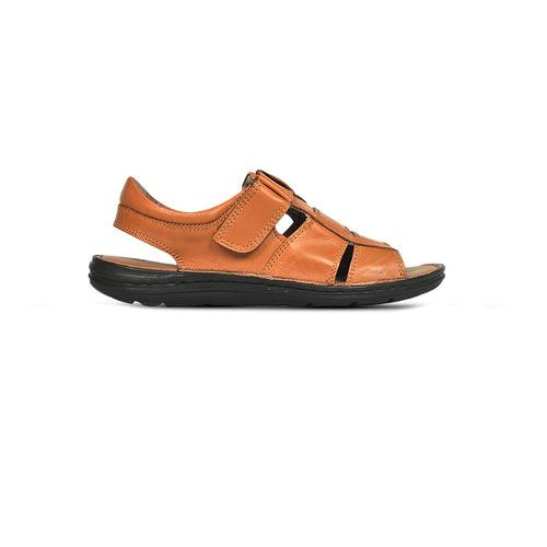 Stylish Leather Sandal - 1704BTN