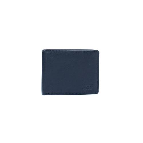 Genuine Leather Bifold Wallet  with detachable Card Case/Money Clip - MNDN46 BK/BN