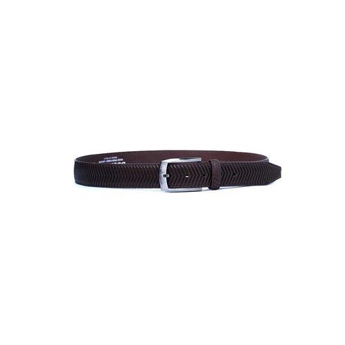 Single Side Kata Profile Black Leather Belts for Men - SKP116 BN