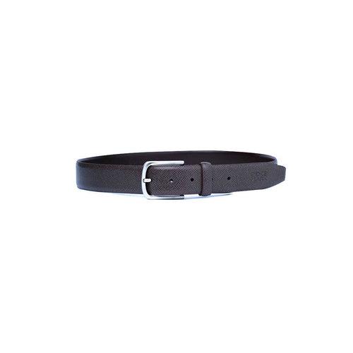 Single Side Kata Profile Black Leather Belts for Men - SKP120 BN