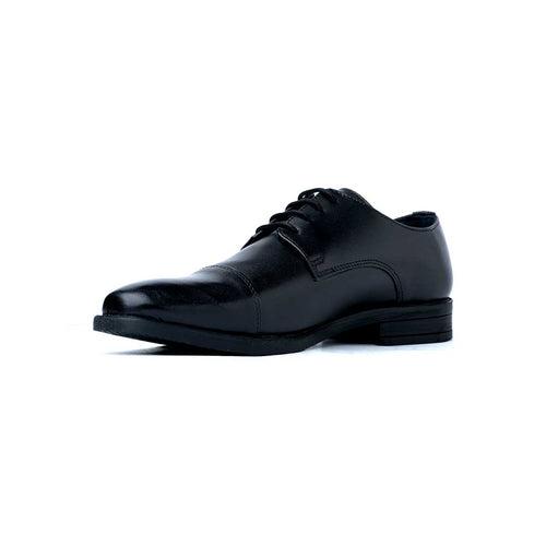 Men's Formal Full Grain Leather Crafted Shoes - 722 TN/BK