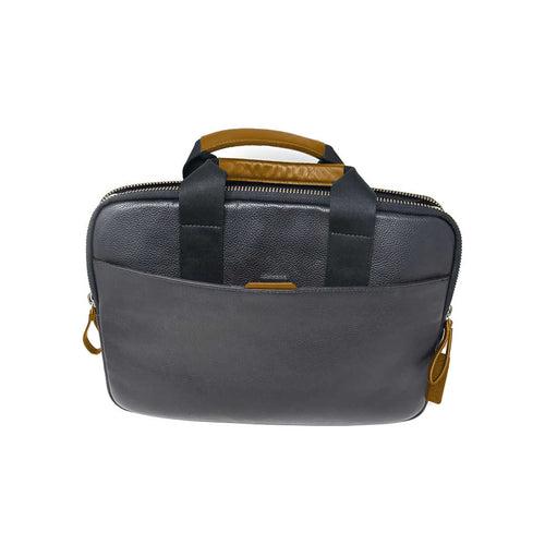 LEATHER LAPTOP/TAB BAG M030-BK/TN