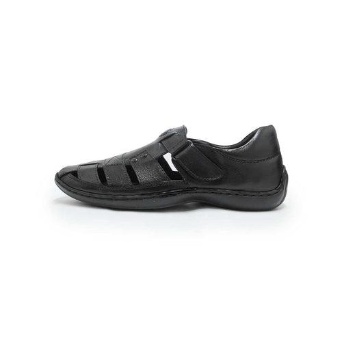 Stylish Leather Sandals for Men - 1136BK/CHRY