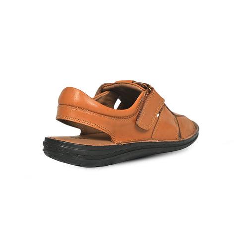 Stylish Leather Sandal - 1704BTN