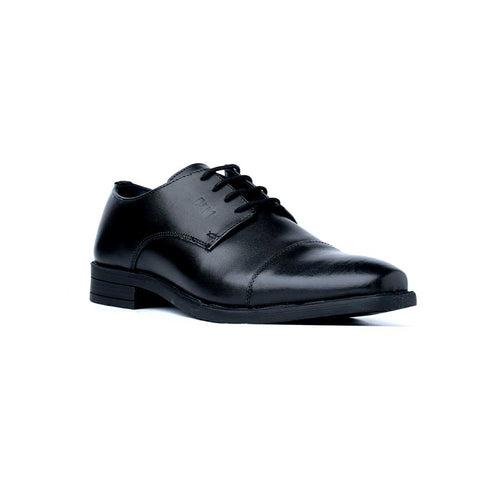 Men's Formal Full Grain Leather Crafted Shoes - 722 TN/BK