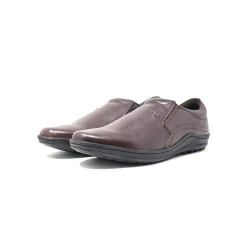 Full Grain Leather Formal Shoes - 733-DBN/BK