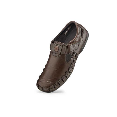 Leather Sandals for Men - 1076- TN/BN