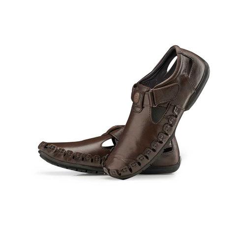 Leather Sandals for Men - 1076- TN/BN