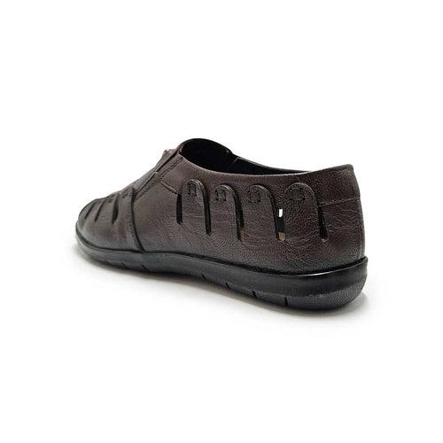 Stylish Leather Sandals for Men - 1124BN