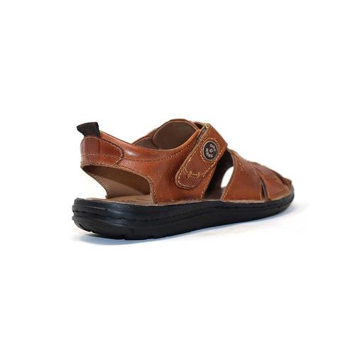 Stylish Leather Sandal - 1706LBN