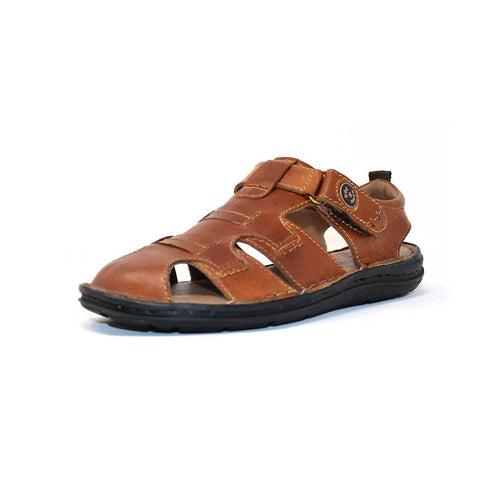 Stylish Leather Sandal - 1706LBN