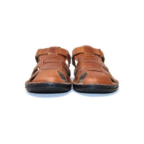 Stylish Leather Sandal - 1706LBN