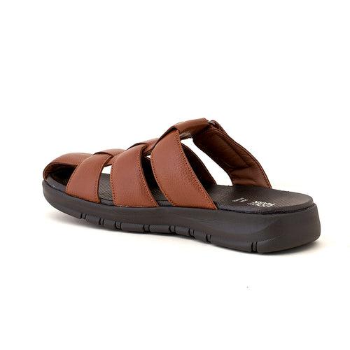 Ultralite Leather Sandals for Men-1127-CHRY/TN