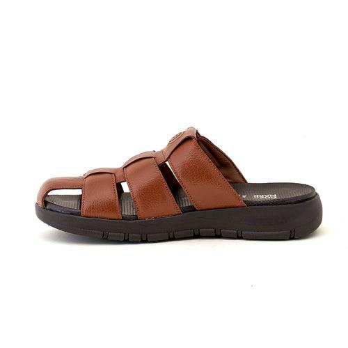 Ultralite Leather Sandals for Men-1127-CHRY/TN