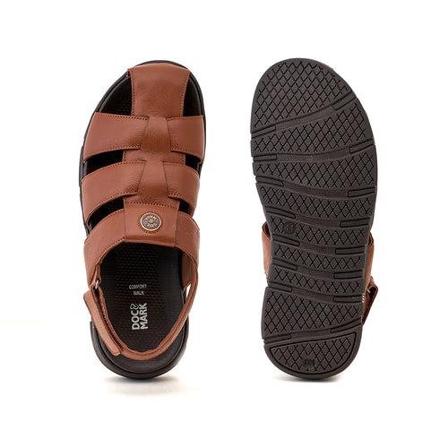 Ultralite Leather Sandals for Men-1128 TN