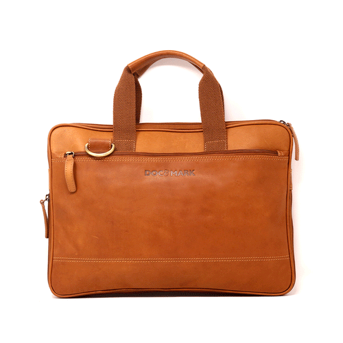 Tan Laptop Bag For Men- M032