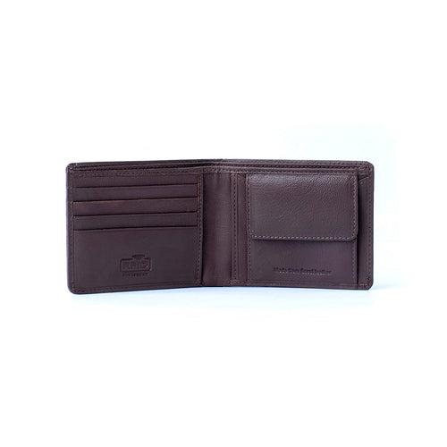 Genuine Quality Leather Solid Bi-Fold Wallet's For Men - MNDN48 BK/BN/TN