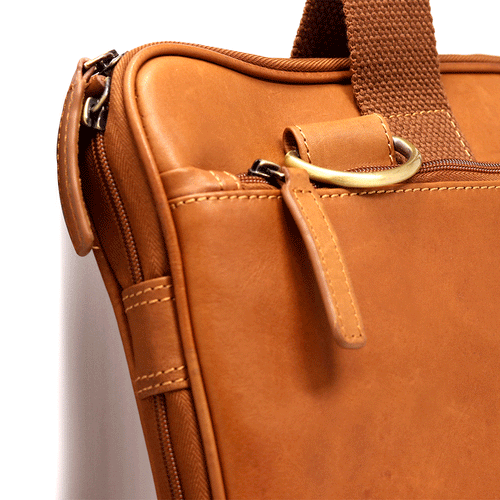 Tan Laptop Bag For Men- M032