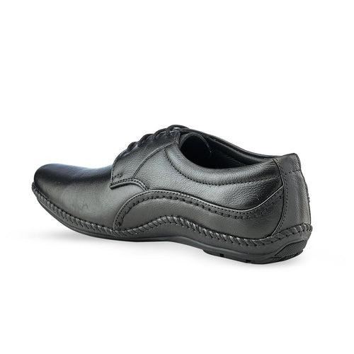 Genuine Leather Derbys Formal Shoes- 688 BK/TN