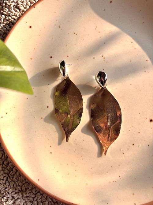 Gold Leaves Earrings