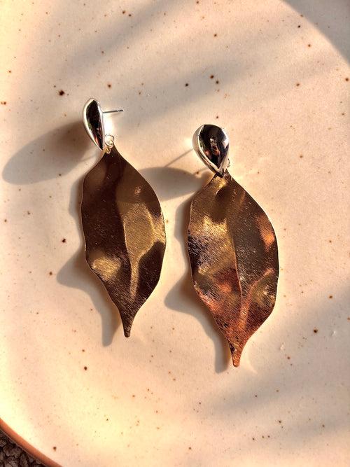 Gold Leaves Earrings