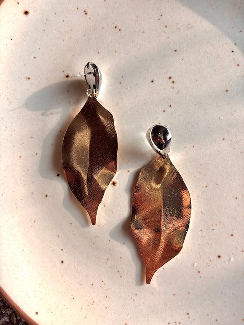 Gold Leaves Earrings