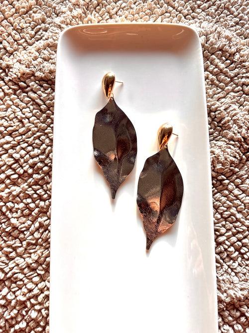 Silver Leaves Earrings