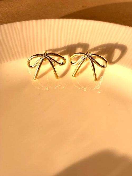 Dainty Bow Earrings