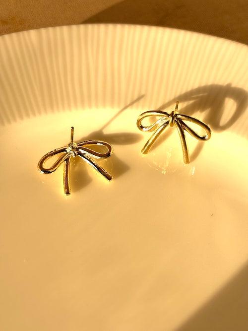 Dainty Bow Earrings