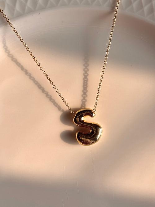 S for serene Necklace