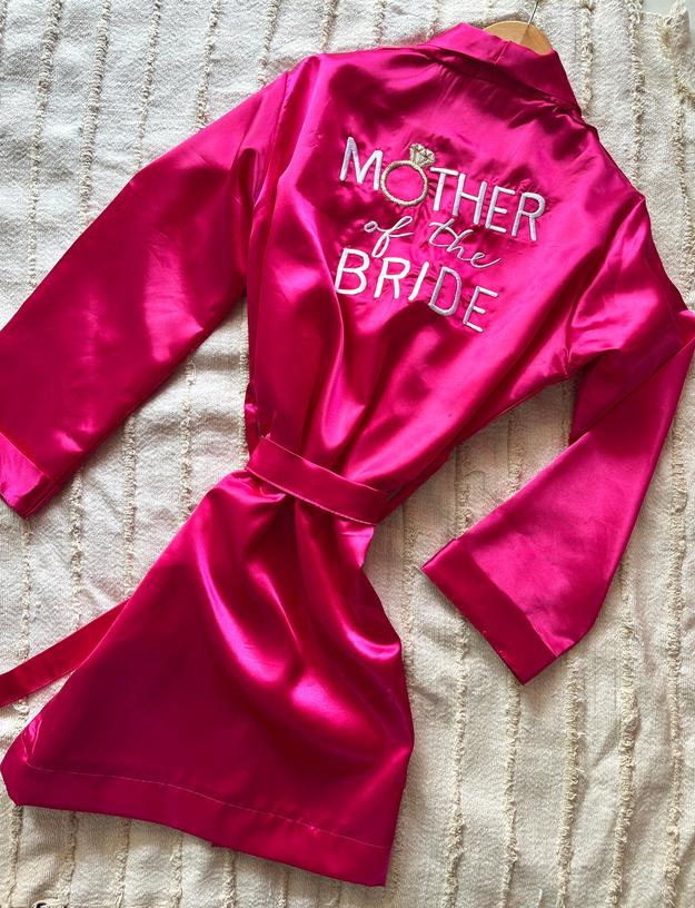 Magenta Mother of the Bride Robe  | Prepaid Orders Only