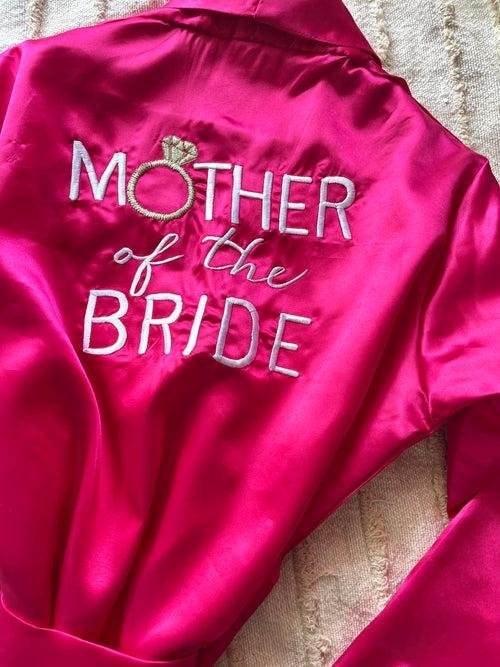 Magenta Mother of the Bride Robe  | Prepaid Orders Only