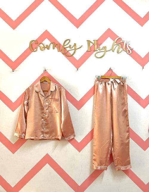 Bridesmaid Satin Pj Set  | Prepaid Orders Only