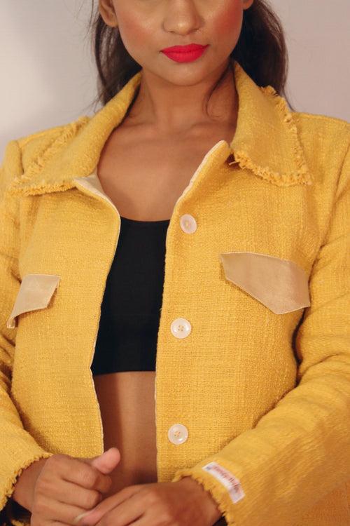 Yellow Jacquard Jacket (Limited Edition)