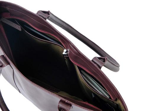 Milan Handbag / Burgundy