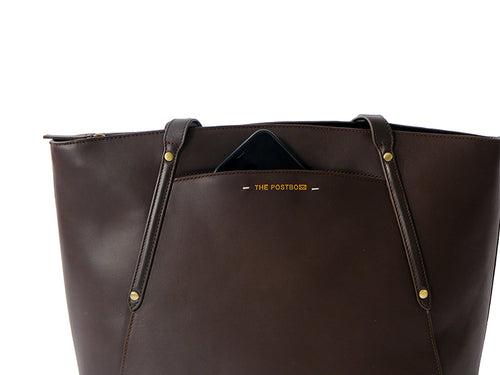 Roma Work Tote / Dark Tan