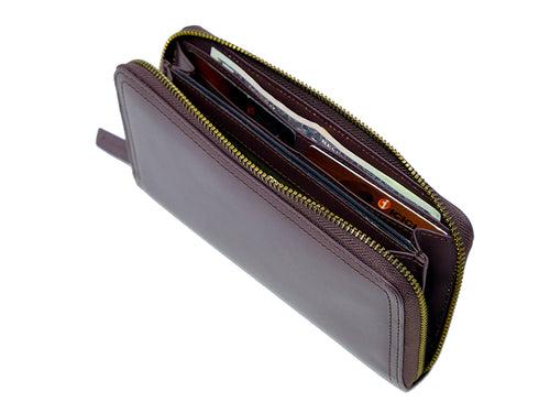 Oslo - Long Zipper Wallet / Burgundy