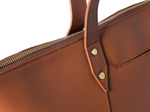 CECE - Leather Work Tote / Classic Tan