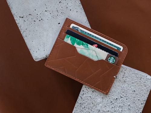 Sterling Card Holder - Classic Tan