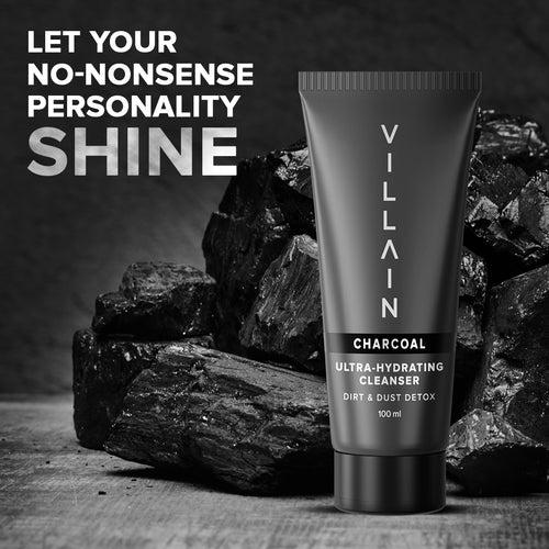 Villain Ultra-Hydrating Facewash (Charcoal)