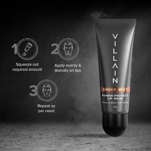 Villain Power Protect Lip Balm (Chocomint)