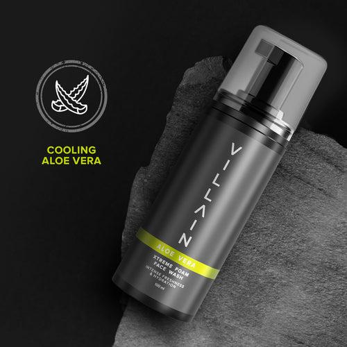 Villain Xtreme Foam Face Wash (Aloe Vera)