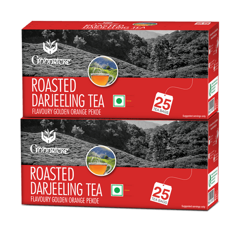 Roasted Darjeeling Tea bags (Pack of 8, each 25 tea bags)