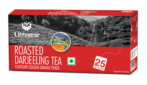 Roasted Darjeeling Tea bags (Pack of 8, each 25 tea bags)