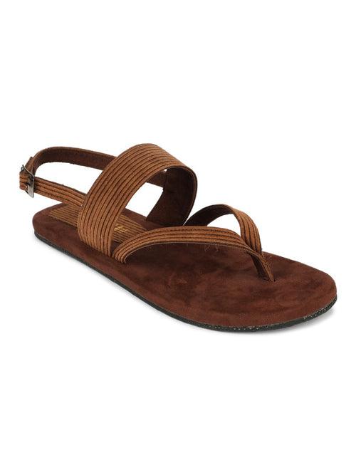 Hiver Thong-Strap Corduroy Sandals Men