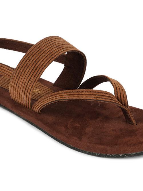 Hiver Thong-Strap Corduroy Sandals Men