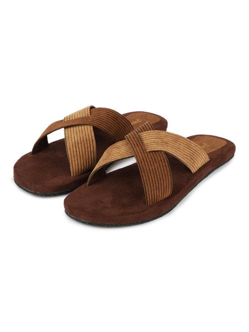 Ben Crossover Corduroy Slides Men