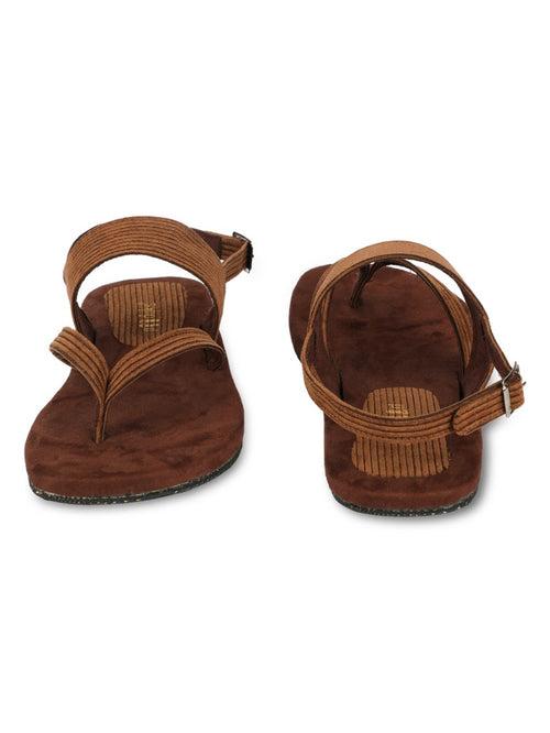 Hiver Thong-Strap Corduroy Sandals Men